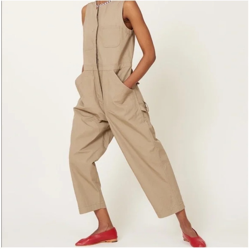 Womens Caron Callahan Tobias Jumpsuit in Gray